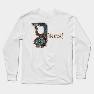 Yikes! W 14 C Maastricht Psalter Parody Long Sleeve T-Shirt